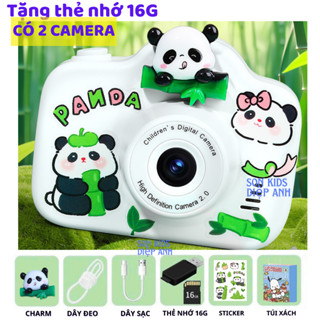 [Tặng thẻ nhớ 16G] Máy ảnh 2 camera chụp thật Disney Lotso và nhiều mẫu dành cho bé chụp ảnh siêu nét - Camera hữu ích