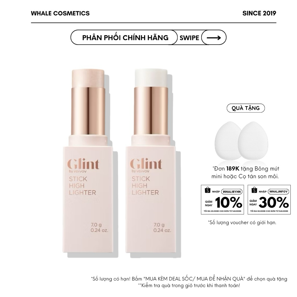 (GLINT) Phấn Bắt Sáng Dạng Thỏi Glint Stick Highlighter (7g)
