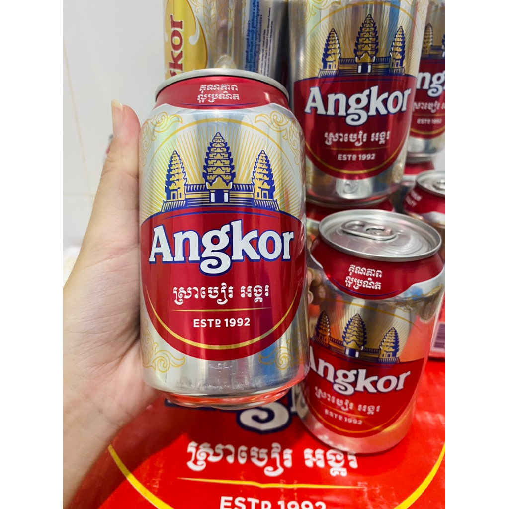 Bia Angkor Campuchia 330ml Nồng Độ 5%