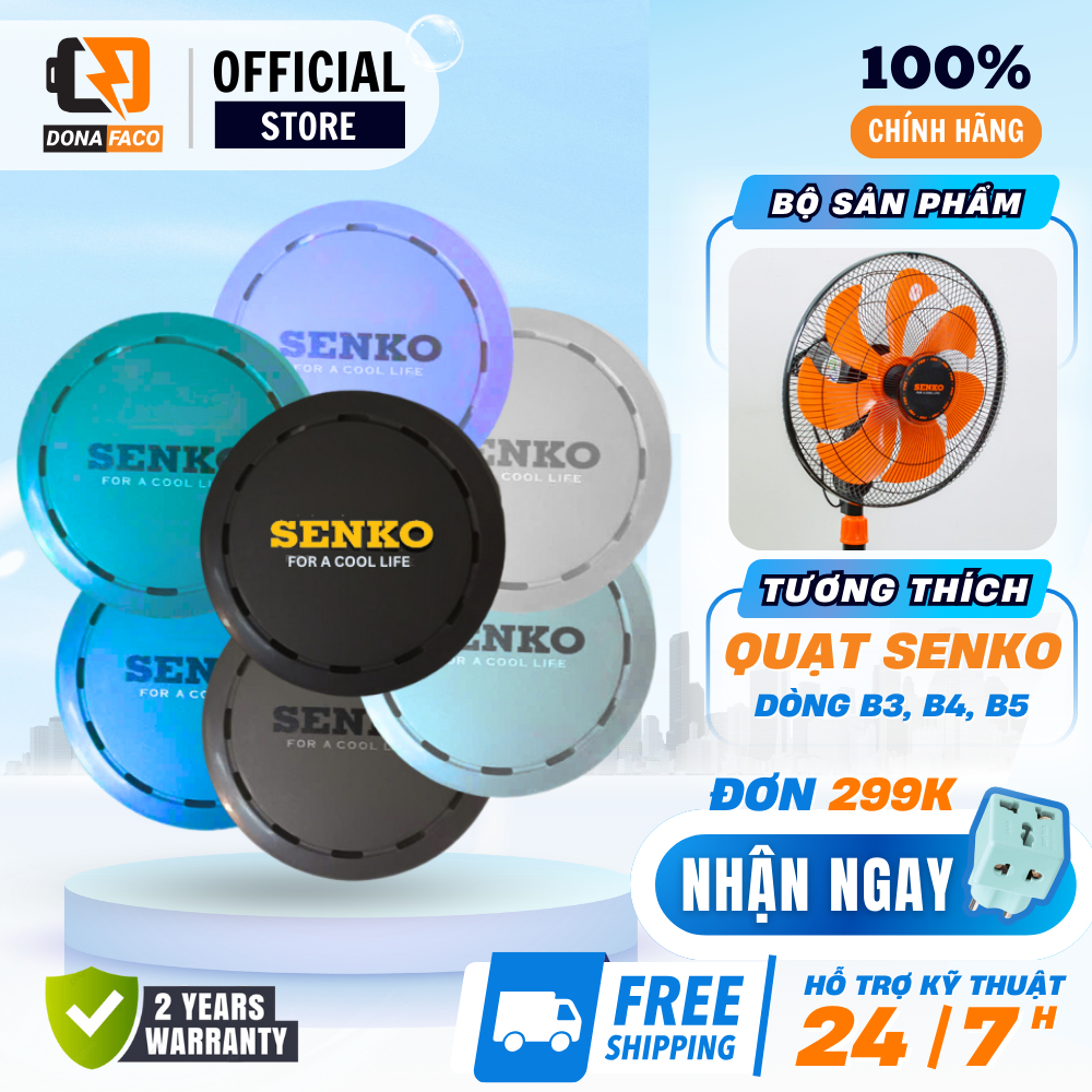 Mặt nạ lồng cho quạt senko bằng nhựa ABS các mã quạt đứng, quạt lửng, quạt treo, quạt bàn chính hãng