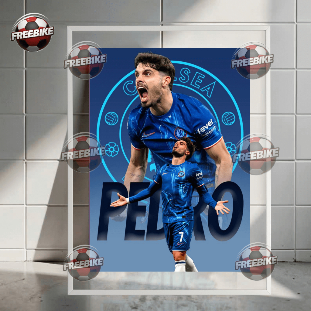 POSTER PEDRO NETO KHUNG BẰNG KÍNH PHA LÊ CAO CẤP