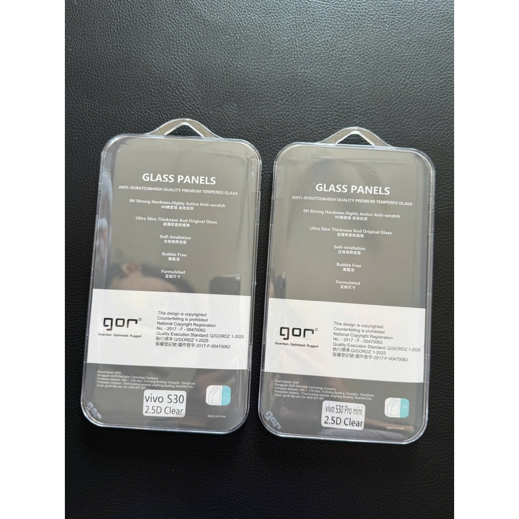 Bộ 2 kính cường lực GOR Vivo S30 , S30 Pro Mini trong suốt, siêu mượt