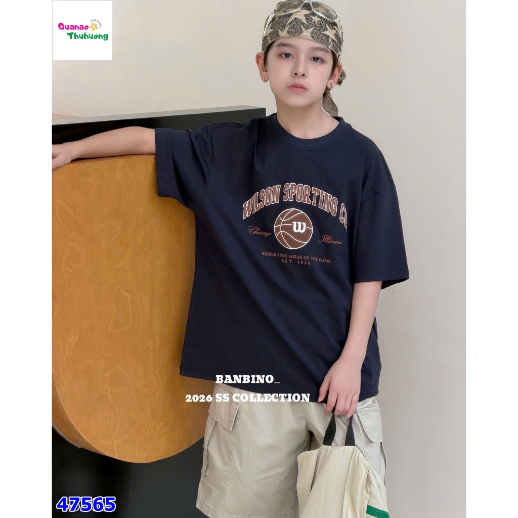 Áo Banbino xanh bóng rổ