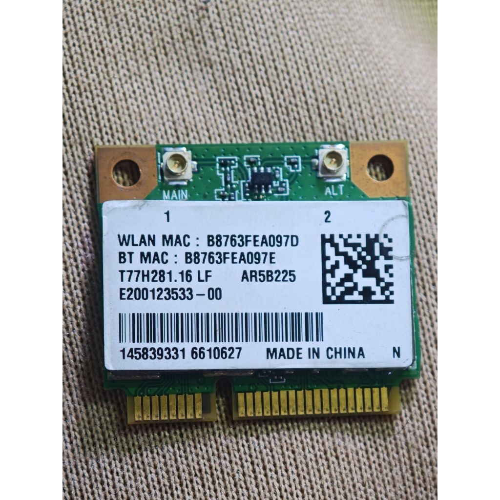card wifi Qualcomm Atheros AR5B225