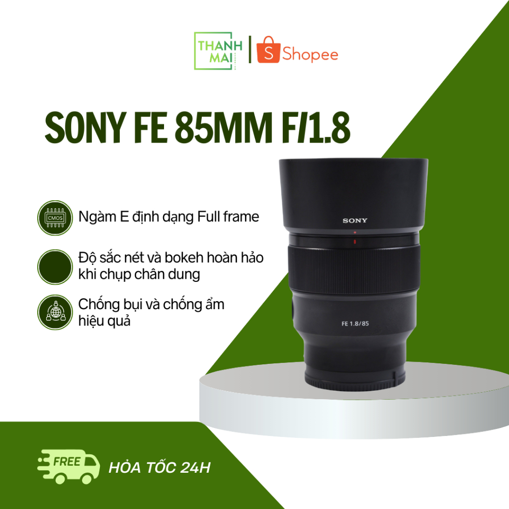 Ống kính Sony FE 85mm f/1.8