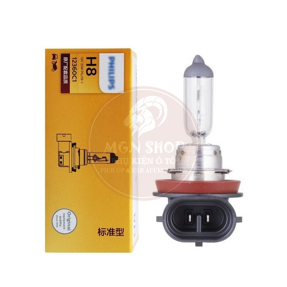 Đèn [Halogen] [3200K] [H8 12V 35W] [01 bóng/bộ]