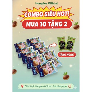 (Deal sốc 10 tặng 2) Combo 10 gói Hạt dẻ nướng Bibobu gói 80g hàng nhập khẩu - Hongdea Mart