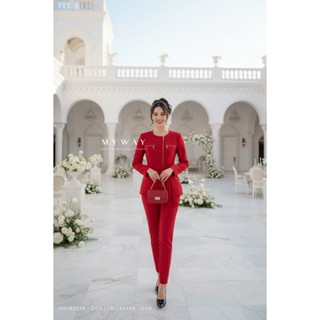  Bộ Vest Áo Quần Nữ MY WAY Phói Đai Cá Tính Sang Trọng 5MVB0258w  -1MQB0189w 