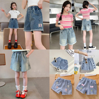  Quần đùi jean bé gái Quần short jean cho bé Little Maven chất liệu mềm mại A1897 A2247 