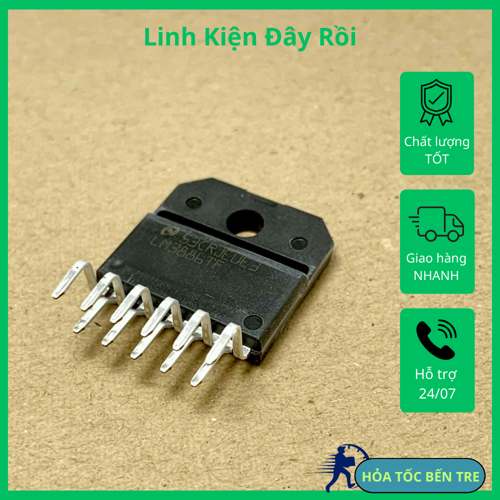 LM3886TF 68W chính hãng LM3886 chip ZIP-11 khuếch đại công suất âm thanh hiệu suất cao