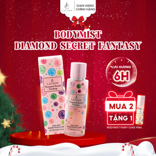   MUA 2 TẶNG 1  BodyMist LACOON hương Diamond Secret-Xịt Thơm Toàn Thân Nữ Hương Nước Hoa Tinh Tế,Thanh Lịch,Lưu Hương L 