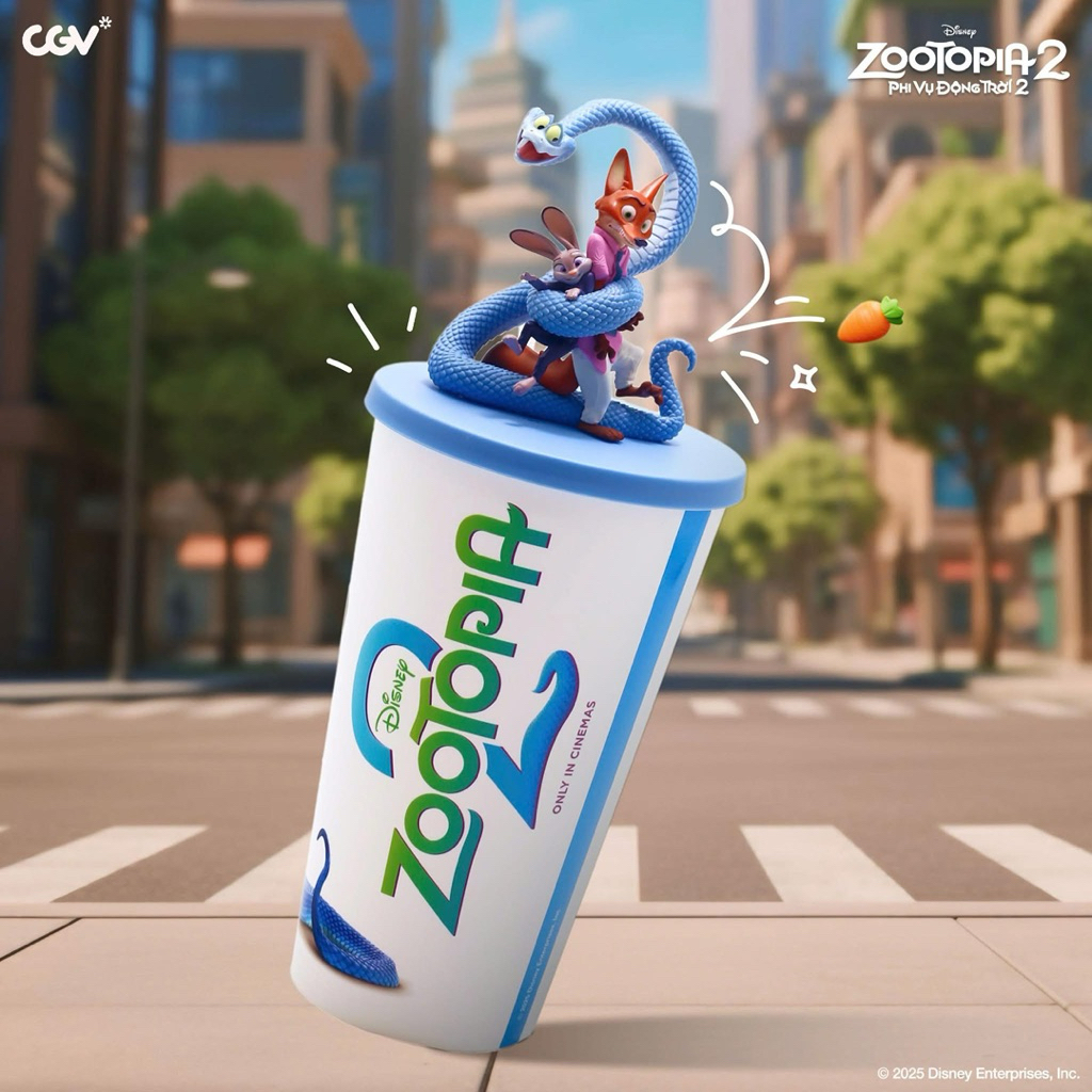 Ly nước Cgv Cinema Zootopia 2 2025