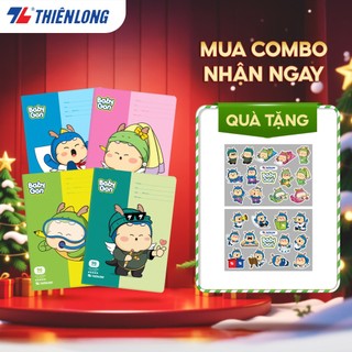   TẶNG 02 CUỐN  Combo 10 Tập học sinh 96 trang 4 ô ly vuông 2mm 100gsm NB-124 Thiên Long - Mẫu ngẫu nhiên 