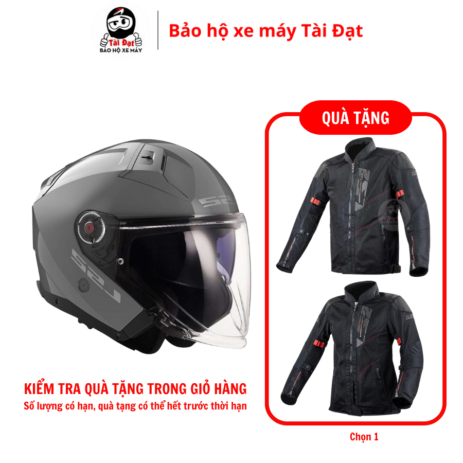 Mũ bảo hiểm 3/4 LS2 OF603 Infinity cao cấp sợi thuỷ tinh đạt chuẩn ECE 22.06