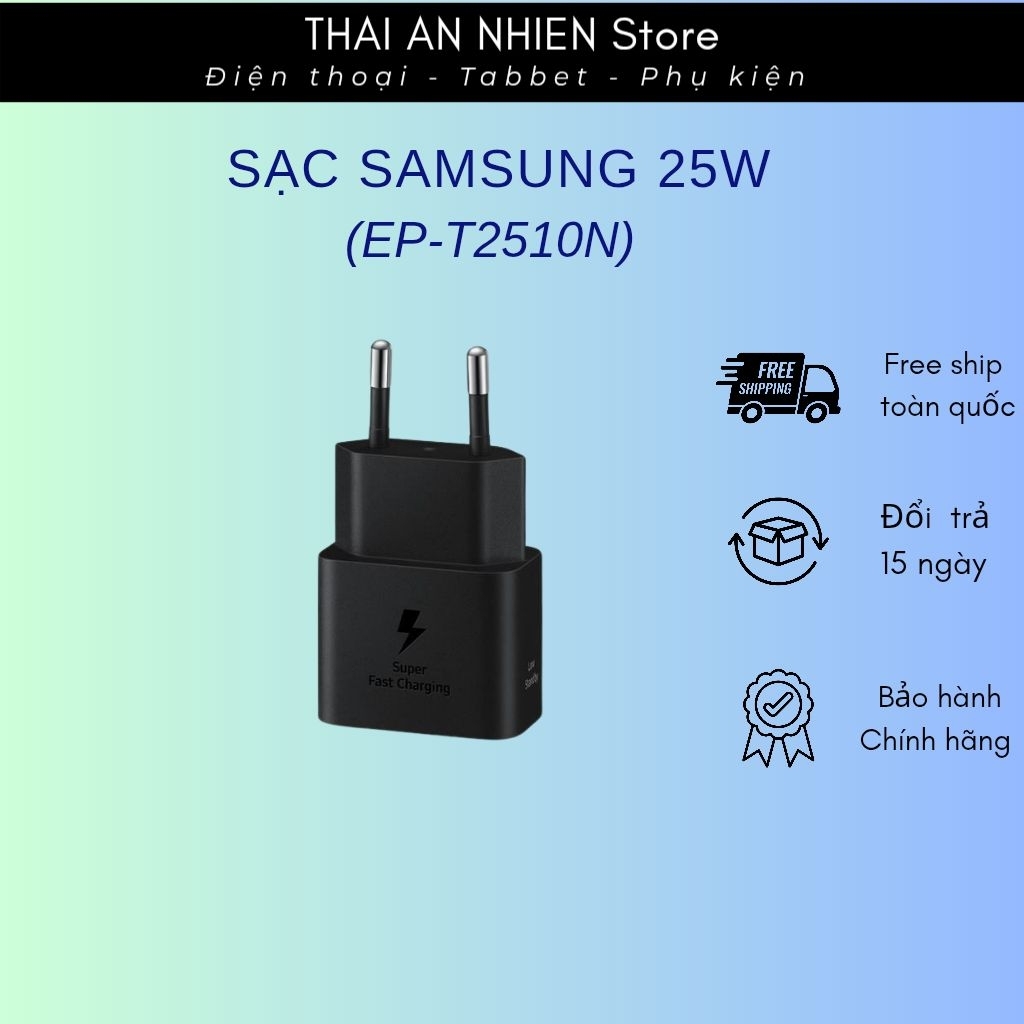 Adapter Sạc  Samsung Type C  25W EP-T2510N (Chính hãng)