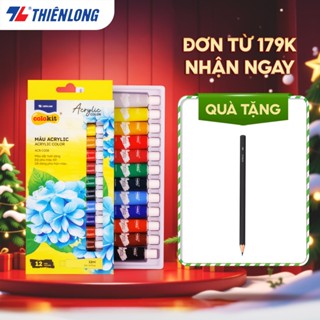  Màu nước Acrylic dạng tuýp 12ml Thiên Long Colokit ACR-C008 