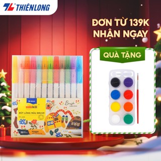  Bút lông màu Fiber Pen Thiên Long Colokit 5 12 24 màu Morandi đầu Brush - viết màu lông an toàn tiêu chuẩn Châu Âu 