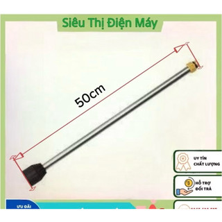 Ống inox Nối Dài Súng Rửa Xe - Súng Rửa Áp Lực loại 35cm - 50cm