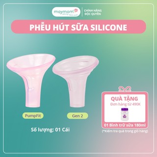  Phễu Hút Sữa Silicone PumpFit Hứng Sữa Êm Ái Tương Thích Máy Medela Spectra Avent Thương Hiệu Mama's Choice  1 Cái  