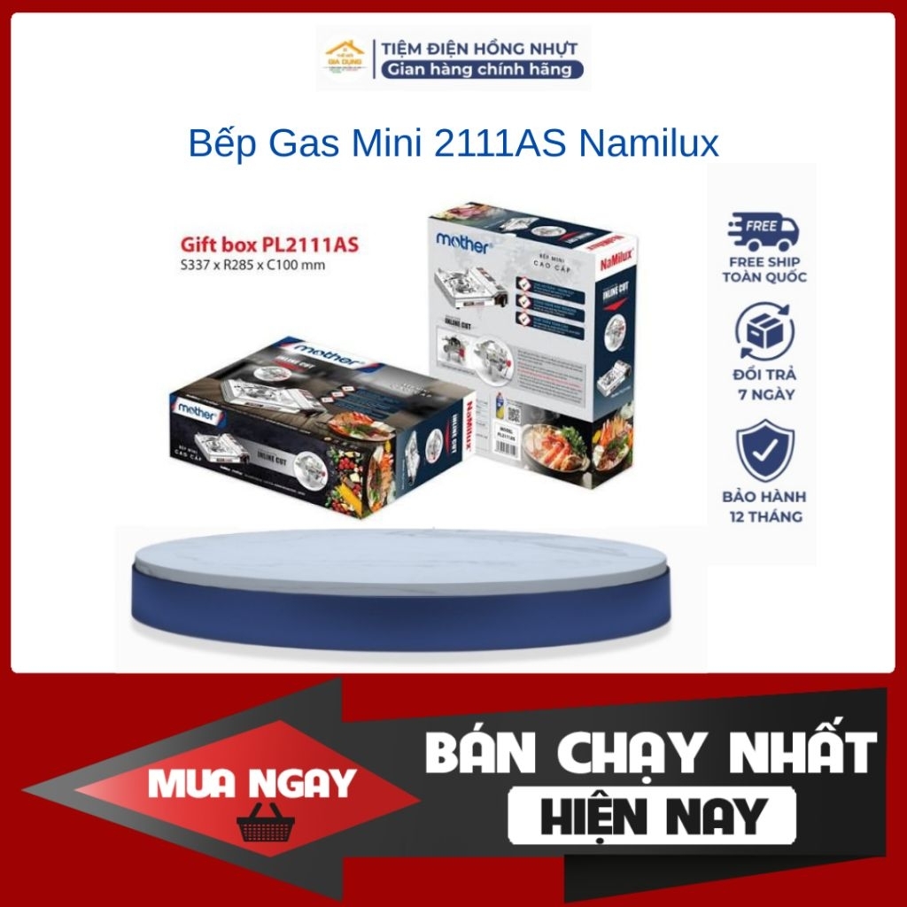 Bếp Gas Namilux Inox 2S 2111AS 2021AS 2302AS Bền Đẹp An Toàn Hàng Chính Hãng ( Bảo Hành 12 Tháng )