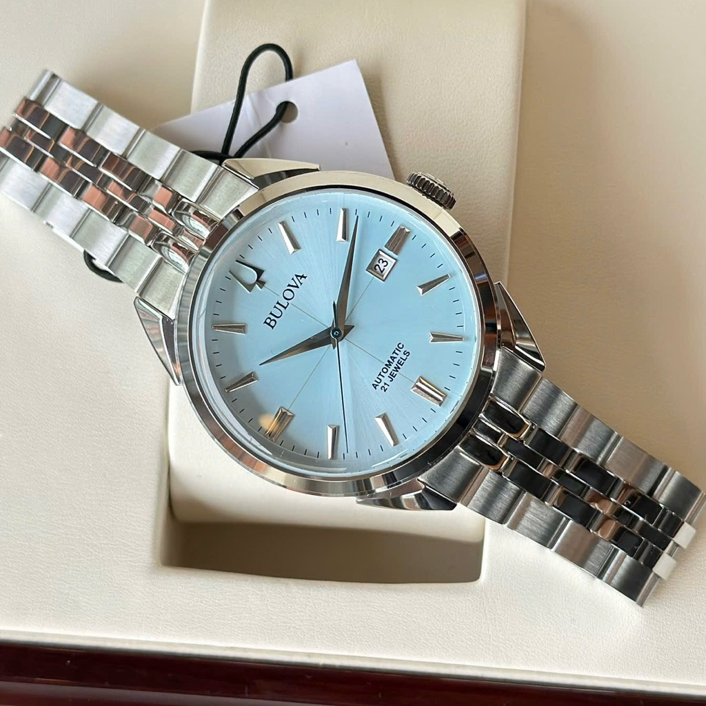 Đồng hồ nam dây thép Bulova Automatic Sutton 96B423