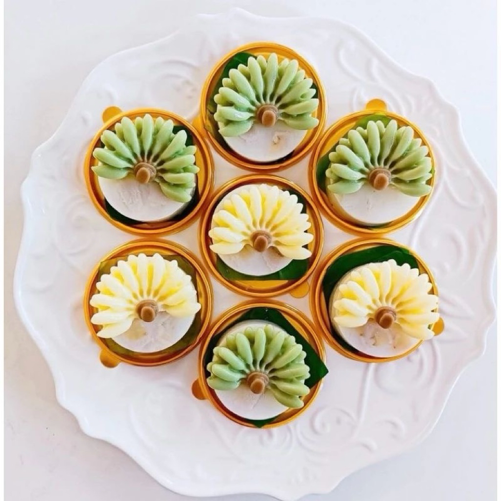 khuôn silicon nải chuối nhỏ làm bánh trôi bánh đậu xanh trái cây