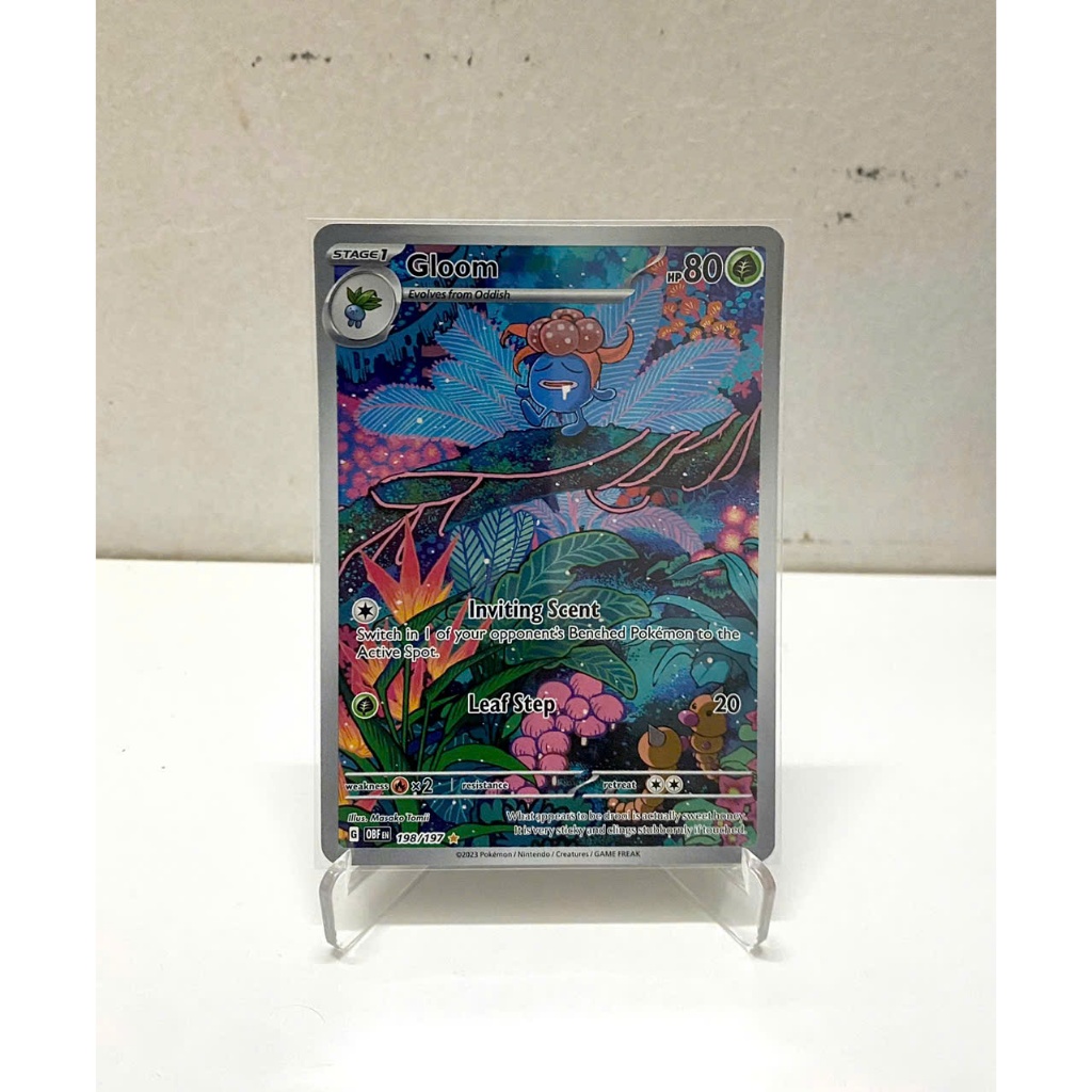 Thẻ Pokemon TCG English Obsidian Flames IR Gloom [198/197]