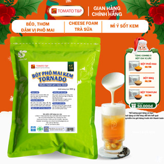  Bột Phô Mai Kem làm nguyên liệu pha chế milk foam phô mai sốt spaghetti - Gói 500g - Tomato T&P 