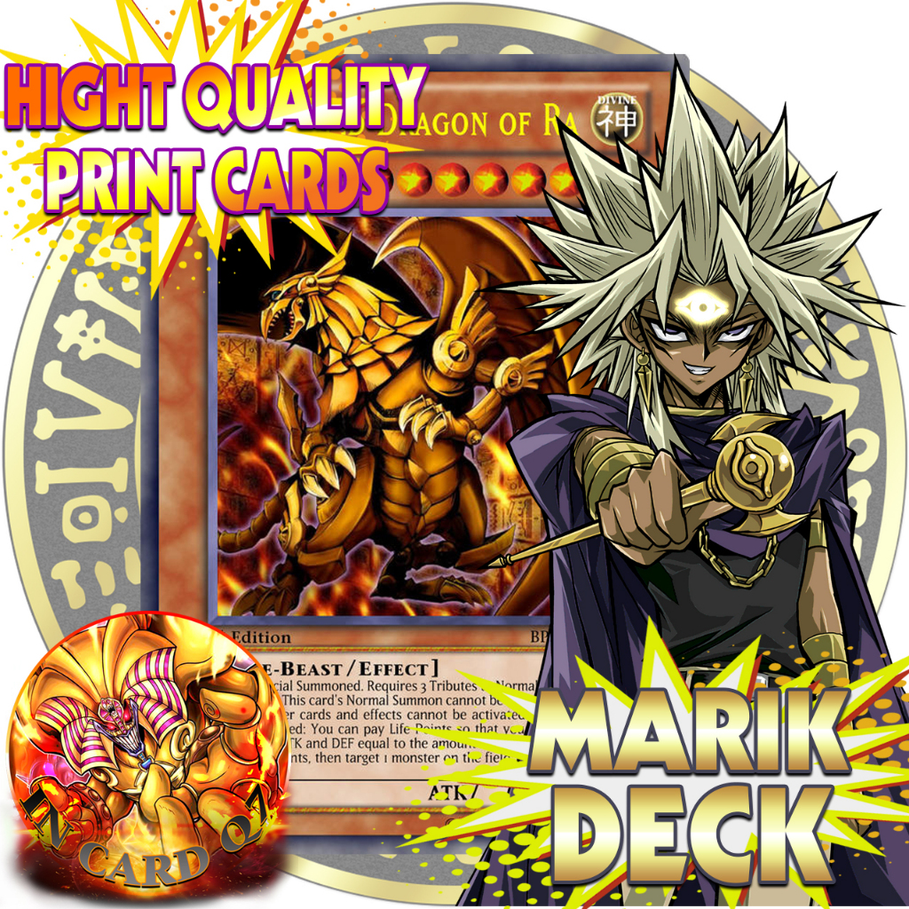 Deck Bài Marik [Bài in Yugioh Cao Cấp Cán Màng 2 Mặt]