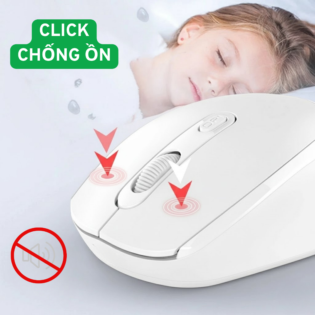 Chuột Không Dây Bluetooth Chuột Máy Tính Chống Ồn Siêu Bền Có Hai Chế Độ Kết Nối Đa Năng Và 5 Màu Sắc Siêu Hot | BigBuy360 - bigbuy360.vn