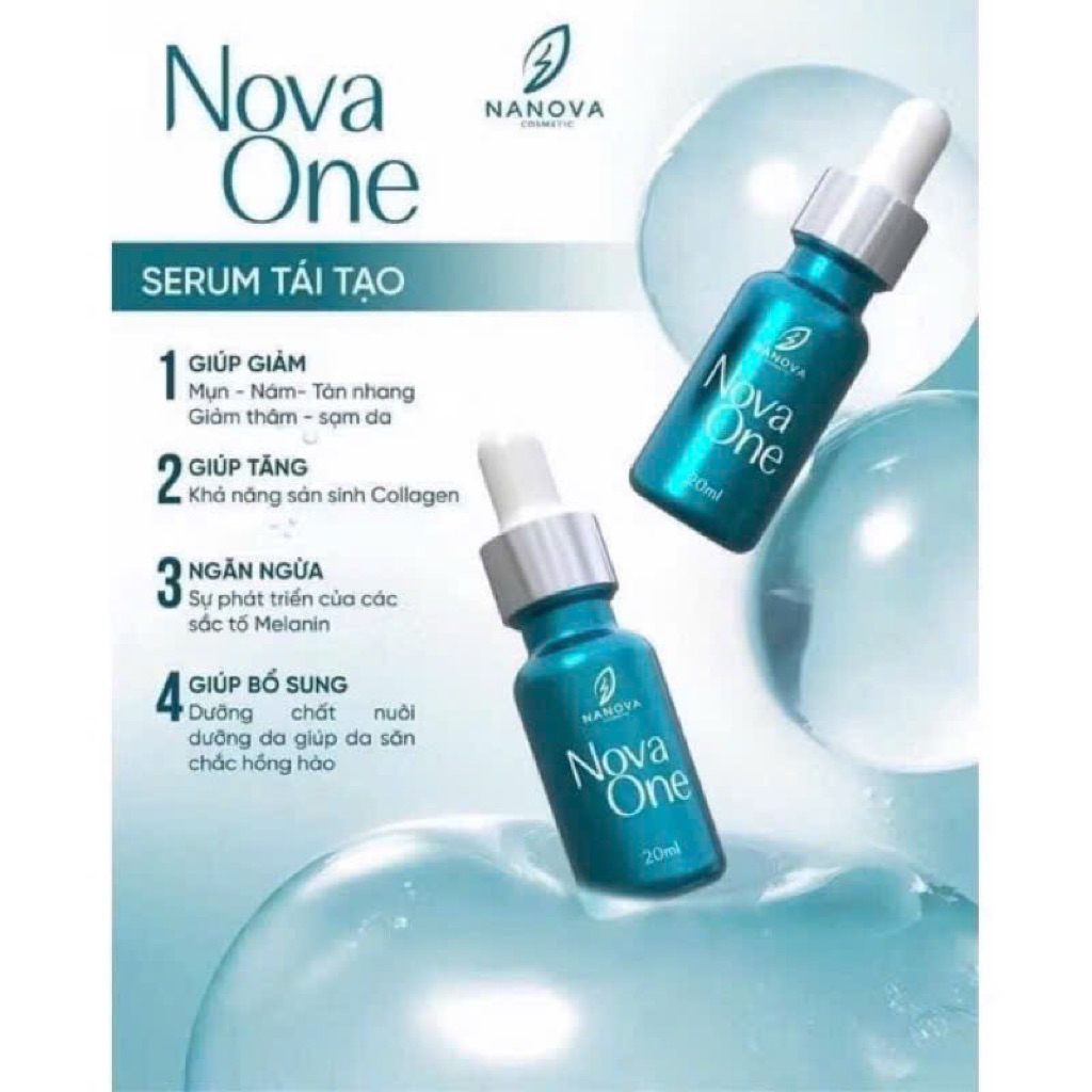 1 lọ SERUM NOVA ONE 20ml NANOVA mẫu mới chính hãng