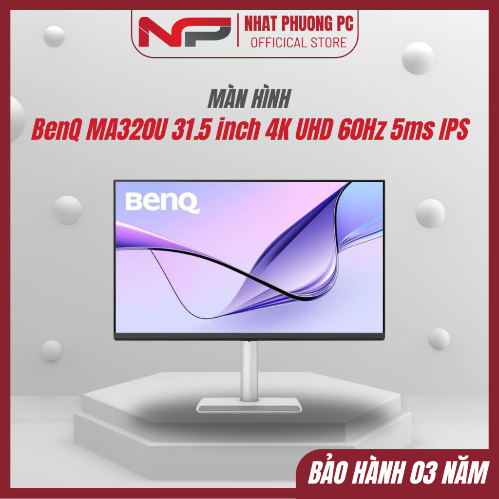 Màn hình Đồ Hoạ BenQ MA320U 31.5 inch 4K UHD 60Hz 5ms IPS - Bảo hành 36 tháng