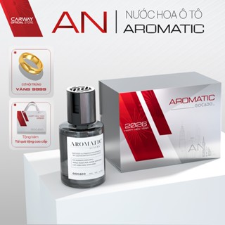  Nước Hoa Ô Tô Cao Cấp AROMATIC - AN Hương Hoa Cỏ Kết Hợp Gỗ Thơm Khử Mùi Xe Dung Tích 160ML 
