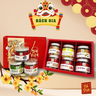  Set Quà Tết Cao Cấp – Bách Gia | Trái Cây Sấy & Hạt Dinh Dưỡng Làm Quà Biếu tặng 