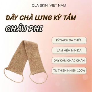  Dây Tắm Chà Lưng Lưới Tắm Châu Phi Bông Tắm Cọ Lưng Tẩy Tế Bào Chết Dài Xơ Mướp 