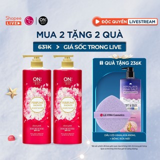   LG Daily Beauty Official   ĐỘC QUYỀN LIVE  Combo 2 Sữa tắm dưỡng ẩm hương nước hoa On: The Body Perfume 1kg 