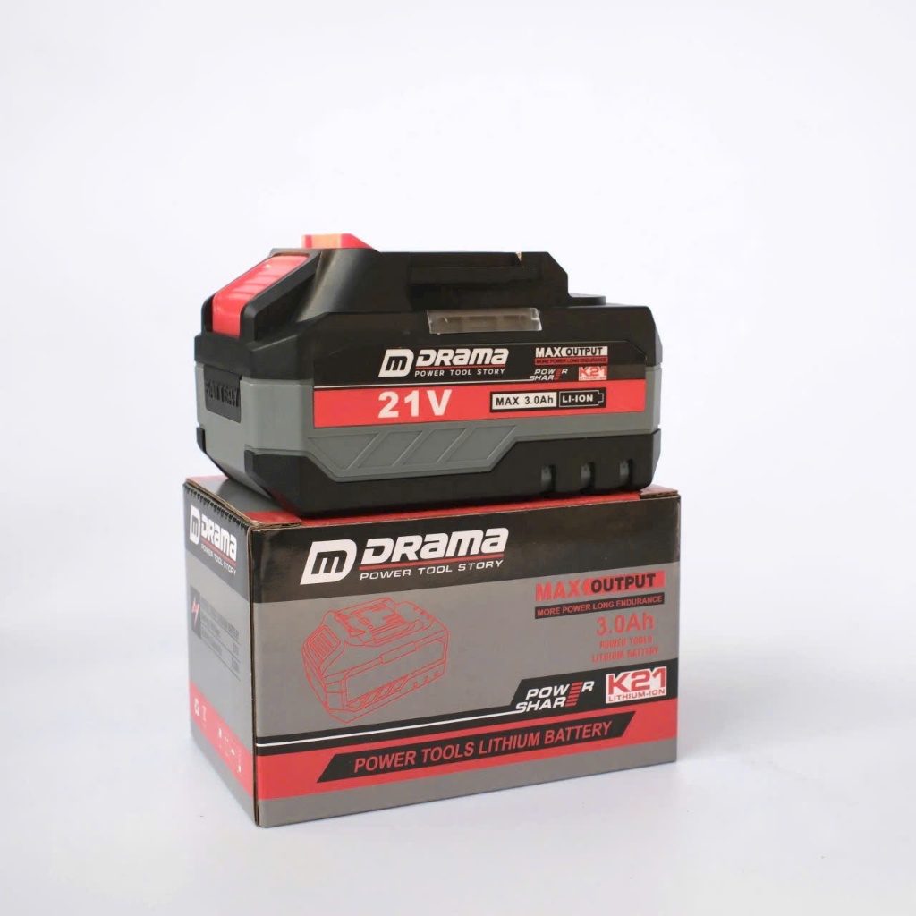 Pin 10/15 cell DRAMA Pin Xám_ CHÂN PIN M21 _ vỏ pin ABS _bảng mạch to chống ngắt tải _Có Đèn Báo Pin