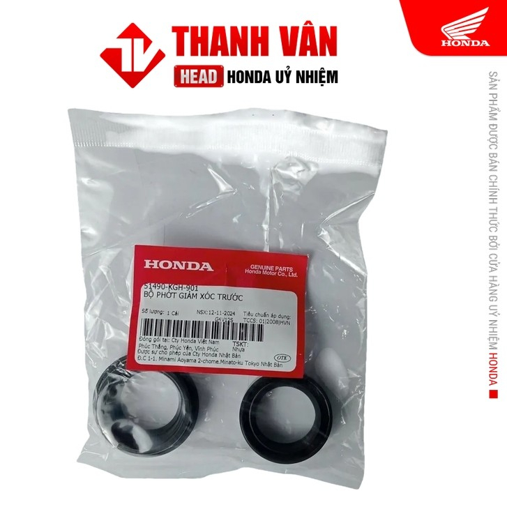 Bộ Phớt Giảm Xóc Trước HONDA Air Blade, Click, Dream, Future, Vision, Wave (51490KGH901)