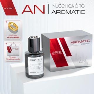  Nước Hoa Ô Tô GOCADO -BTS AN  AROMATIC Khử Mùi Xe Hơi Cao Cấp,Hương Hoa Kết Hợp Vơi Gỗ,Kèm Lõi Bông Khuếch Tán 