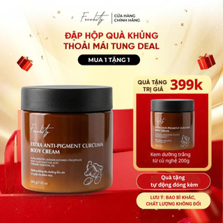  Kem dưỡng trắng giảm viêm nang lông thâm sạm da từ củ nghệ Freshity 200g 