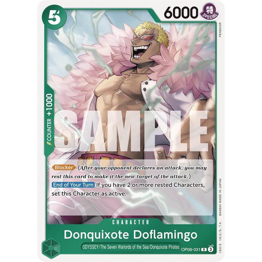Thẻ Bài One Piece Mã OP09-031 - Donquixote Doflamingo  - Character - Rare