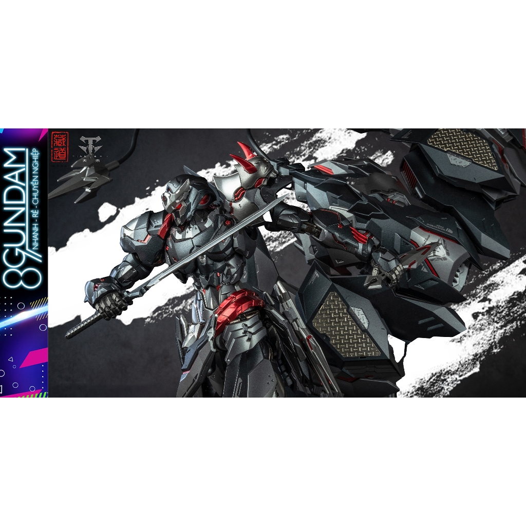 [SẮP VỀ] Mô Hình Ráp Sẵn CANGDAO 1/72 CD-07B Ninja Chou Dark Night Shadow Ver.