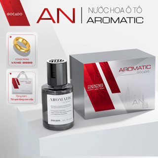  Nước Hoa Ô Tô Cao Cấp GOCADO - AN - AROMATIC Hương Hoa Cỏ Kết Hợp Gỗ Thơm Trầm Ấm Khử Mùi,Chống Say Xe,Dung Tích 160ML 