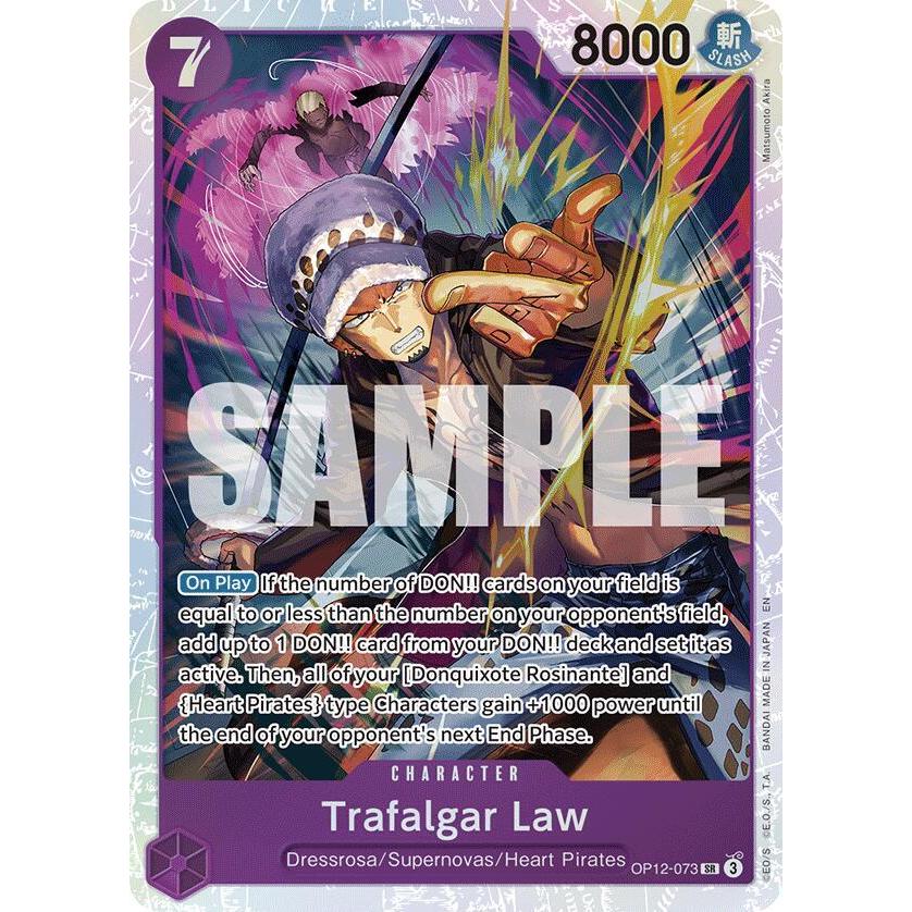 Thẻ Bài One Piece Mã OP12-073 - Trafalgar Law - Character - Super Rare