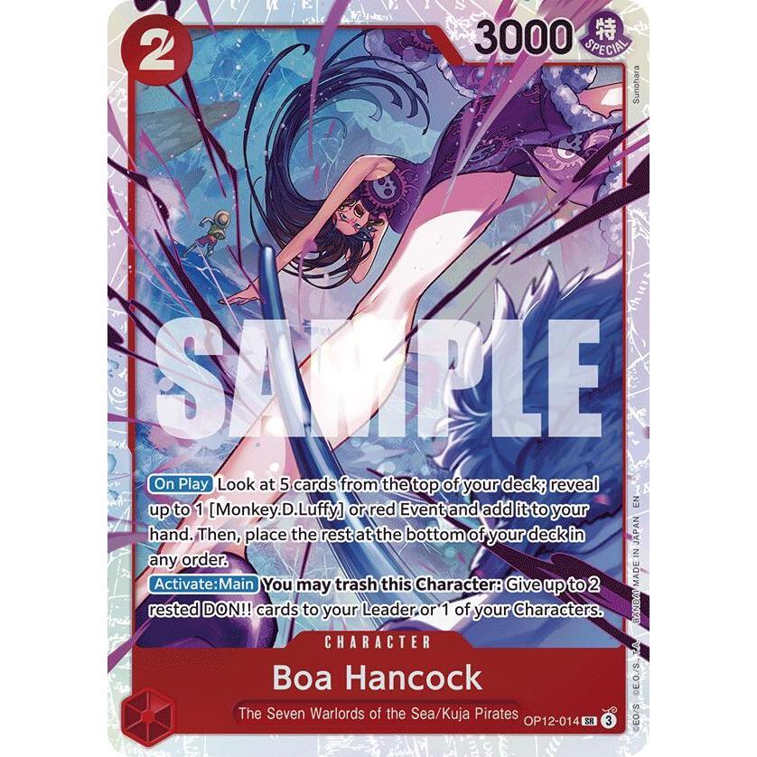 Thẻ Bài One Piece Mã OP12-014 - Boa Hancock - Character - Super Rare