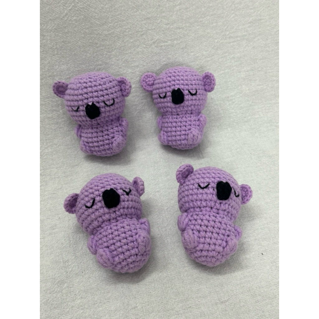 Thanh lý móc khoá len handmade - gấu Koala 6cm