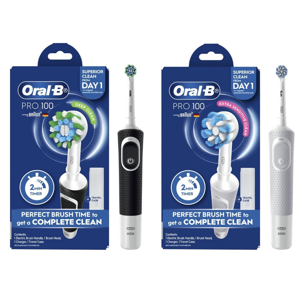 Bàn chải điện Oral-B Pro 100, 800, 1000, 1500x, 2500x