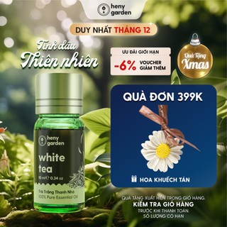  Tinh Dầu Thơm Phòng Thiên Nhiên 32 MÙI Organic Làm Nến Thơm HENY GARDEN 10mL 
