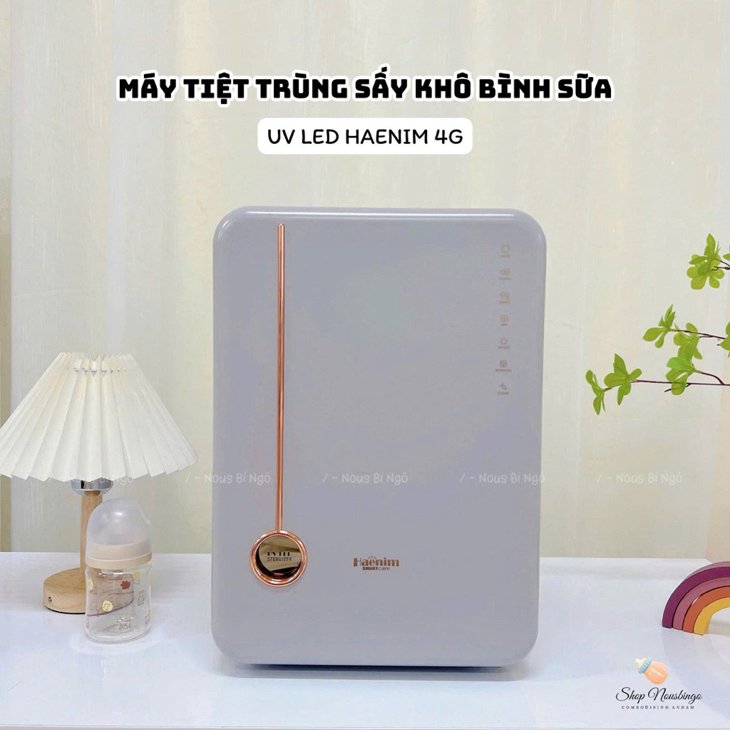 Máy tiệt trùng bình sữa Haenim UV LED 4G