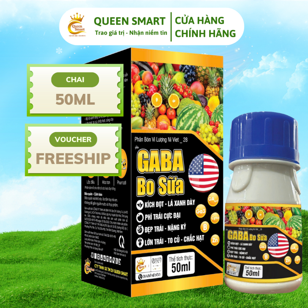 GABA BO SỮA Queen Smart - 50ml